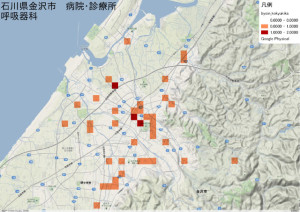 石川県金沢市　病院・診療所　呼吸器科