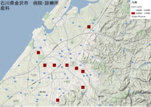 石川県金沢市　病院・診療所　産科