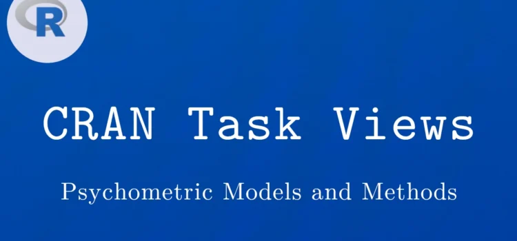 R言語 CRAN Task View：心理モデルや手法