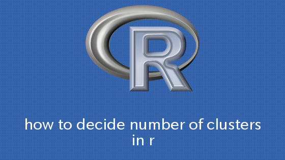 R K-means法のクラスタ数を機械的に決定する方法