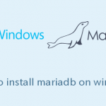 WindowsにMariaDBをインストールする手順