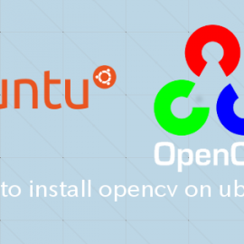 Ubuntu16.04 OpenCVのインストール手順