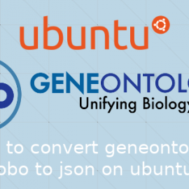 UbuntuでGENEONTOLOGYのgo.oboをjson形式に変換する方法