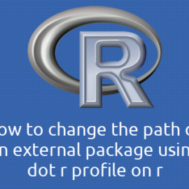 R .Rprofileを用いて外部パッケージの参照を変更する方法