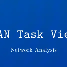 R言語 CRAN Task View：ネットワーク分析
